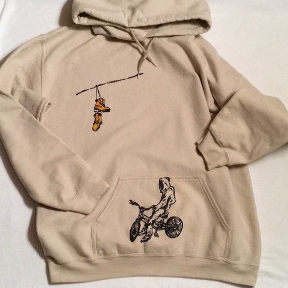 Askannyc Oversized Ride Slow Poly Cotton Hoodie sz L - Picture 3 of 14